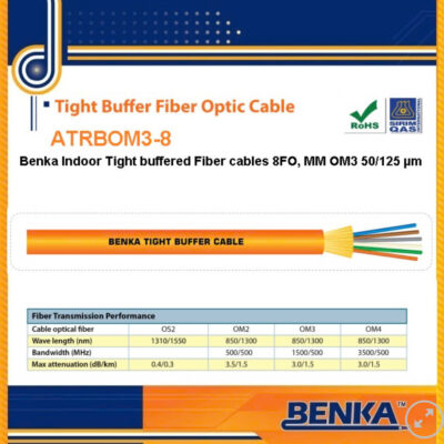 ATRBOM3-8 Cáp Quang Benka Fiber Cables 8FO, MM OM3