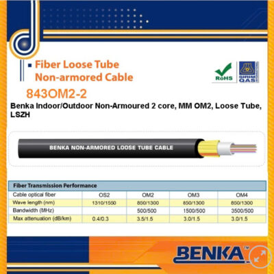 843OM2-2 Cáp Quang Benka Fiber Cables 2FO, MM OM2 LSZH