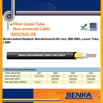 855OM3-96 Cáp Quang Benka Fiber Cables 96FO, MM OM3 LSZH
