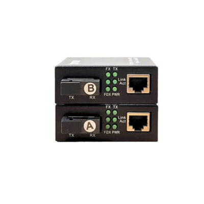 Bộ chuyển đổi quang điện 1 sợi tốc độ 10/100 Mbps. NT-1F1E-SC20A/B