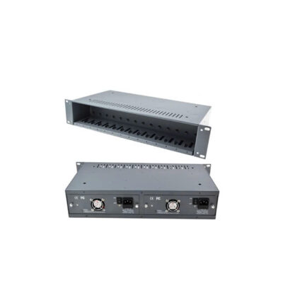 Bộ nguồn tập trung converter quang 14 khe cắm NETTEK. Mã NT-14S2P