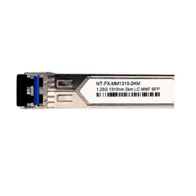 Module quang Multimode, chuẩn LC, 2 sợi quang NETTEK. Mã NT-FX-MM1310-2KM