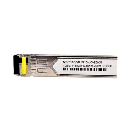 Module quang Singlemode 1 sợi Chuẩn B NETTEK. Mã NT-T1550/R1310-LC-20KM