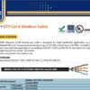 Cáp mạng Benka U/UTP CAT.6 4x2x24AWG Ngoài trời (355 4224C6)