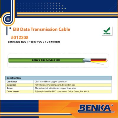 Cáp Benka 5012208 EIB Cable 2×2×0.8mm